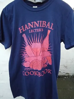 Buy Mens Hannibal Lecter Tshirt Y2k Medium • 6.40£