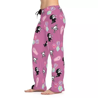 Buy Grim Reaper Pajama Pants Pink • 38.57£
