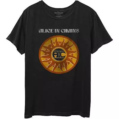 Buy ALICE IN CHAINS 'circle Sun Vintage' T Shirt  Unisex • 14.99£