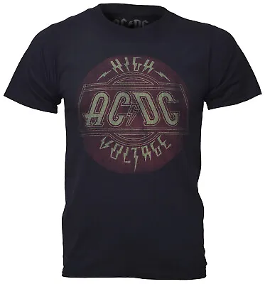 Buy AC DC Vintage High Voltage T Shirt  Official Logo Powerage Rock Band S-2XL New • 14.88£