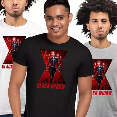 Buy Black Widow Movie T-Shirt Action Marvel Adventure Superhero Adult Kids Gift Top  • 14.99£