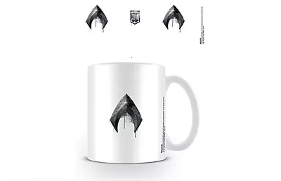 Buy Justice League Movie - Aquaman Logo Drip Mug MERCH GIFT IDEA NEW UK OFFICIAL • 9.12£