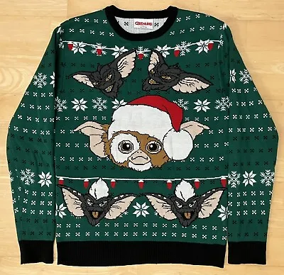 Buy Small 37  Inch Chest Gremlins Gizmo Christmas Sweater Jumper Xmas Mogwai  • 29.99£
