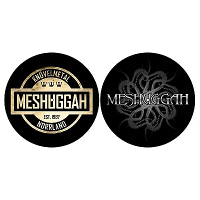 Buy MESHUGGAH Crest / Spine DJ TURNTABLE Twin SLIPMAT SET PACK Sealed OFFICIAL MERCH • 16.95£