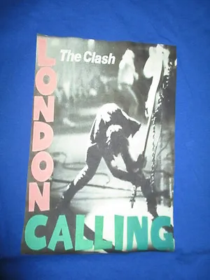 Buy THE CLASH  LONDON CALLING  Iron-On (XL) T-Shirt Mick Jones Joe Strummer  • 56.70£