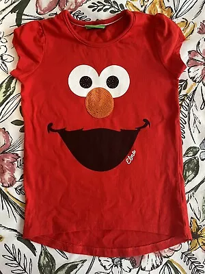 Buy Elmo T-shirt Girls Age 4-5 Excellent Condition • 5£