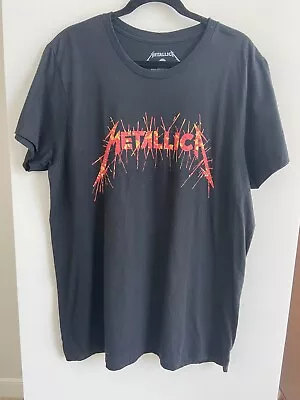 Buy Metallica T-Shirt Black Graphic Women's Size 2XL • 14.17£