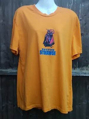 Buy Marvel Doctor Strange Orange Double Sided Print T Shirt UK M • 9.99£