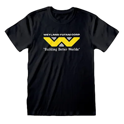 Buy Weyland Yutani T Shirt Official Aliens Merchandise Movie Black New S M L XL XXL • 12.49£