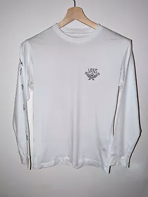 Buy VANS Route 66 Classic Fit Long Sleeve Graphic Print T Shirt White Size Small   • 9.99£