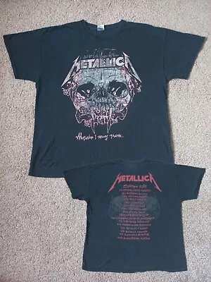 Buy Vintage Metallica 2013 Tour T-Shirt - Size XL - Heavy Thrash Metal - Megadeth • 14.99£