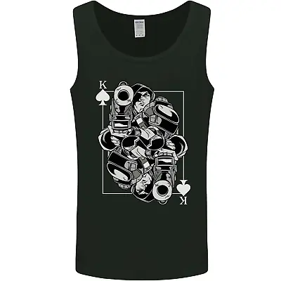 Buy Sniper Playing Card Military Army Elite Mens Vest Tank Top • 10.99£