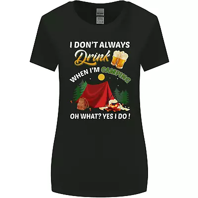 Buy Camping Funny Alcohol Beer Camper Womens Wider Cut T-Shirt • 9.99£