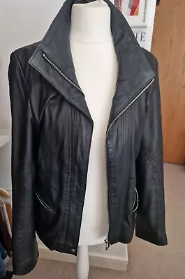 Buy Womens Black Leather Jacket -Real Leather From Turkey • 45£