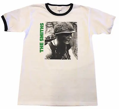 Buy The Smiths 'Meat Is Murder' WHITE Ringer T-shirt • 13.99£