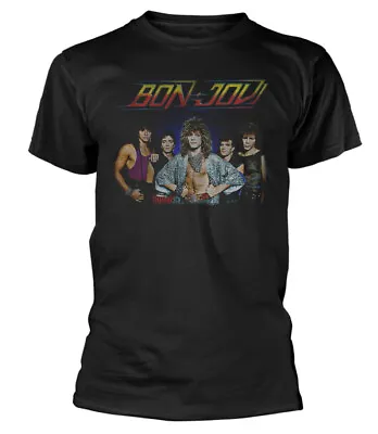 Buy Bon Jovi Tour 84 Black T-Shirt OFFICIAL • 17.99£