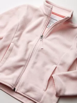 Buy Girls Polar Fleece Full Zip Mock Jacket Light Pink 8 Years  • 7.84£