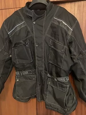 Buy Men’s Heavyweight Padded Biker Jacket In Size 6 XL • 30£