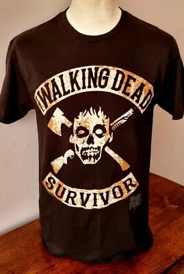 Buy AMC The Walking Dead Survivor Medium Black T-Shirt • 5.99£