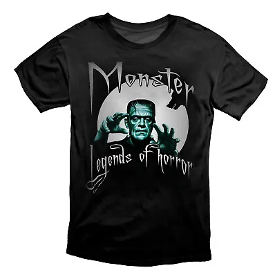 Buy Legends Of Horror Frankenstein Monster T Shirt Black • 18.49£