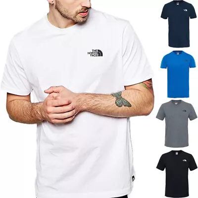 Buy The North Face T-Shirt Mens Logo Short Sleeved Casual Cotton Everyday Crew Top • 14.95£
