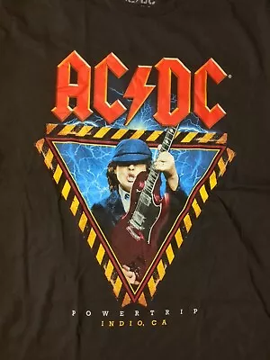 Buy OFFICIAL AC/DC POWERTRIP FESTIVAL T SHIRT LARGE - Angus Young - Indio, CA • 94.49£
