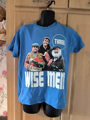 Buy Only Fools And Horses Three Wise Men T Shirt Blue Size M Fruit Of The Loom (A) • 6.99£