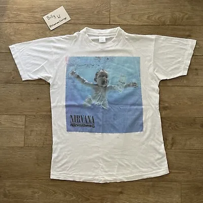 Buy Nirvana Metallica ‘Nevermind’ Tee 1993 Test Print Sample L Unreleased Vintage • 1,950£