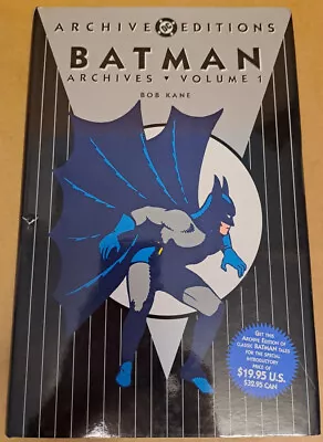 Buy DC Archive Editions - Batman : Archives Volume 1 - Hardback / Dust Jacket • 18£