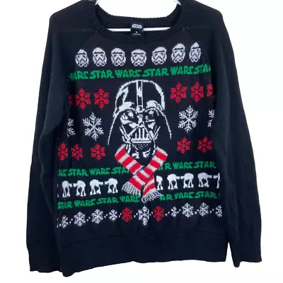 Buy Star Wars Darth Vader Youth XL Boy Girls Christmas Sweater Adult Sz Small • 23.67£