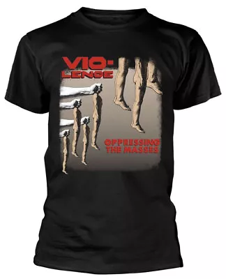 Buy Vio-lence Oppressing The Masses Black T-Shirt NEW OFFICIAL • 16.59£