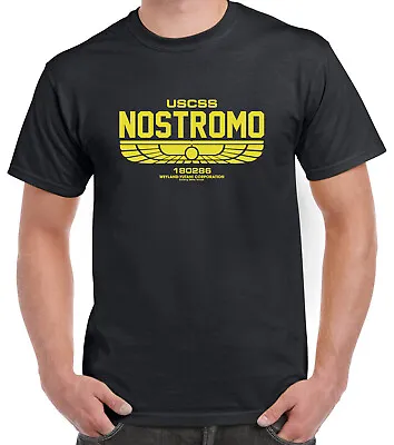 Buy Alien T-shirt Nostromo 180286 USCSS Weyland-Yutani Film Movie • 10.99£