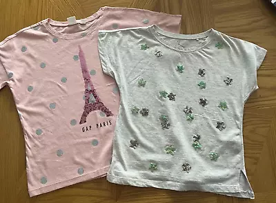 Buy 2 X Girls T-Shirts - GAP And Next - Very Good Condition - Age 6 Years • 2.99£