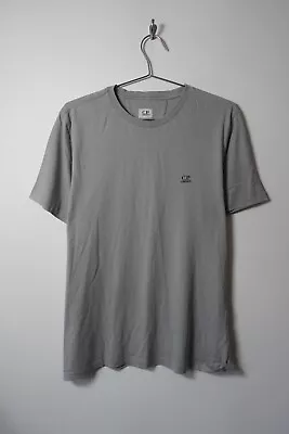 Buy CP Company Logo Short Sleeve T Shirt Mens Grey Medium  • 29.99£