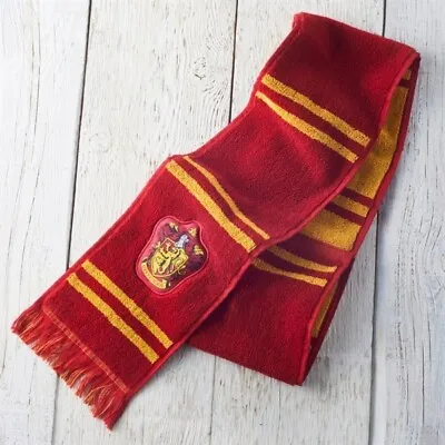 Buy Harry Potter Hogwarts Gryffindor Long Towel Scarf Warner Bros Fantastic Beasts • 23.67£