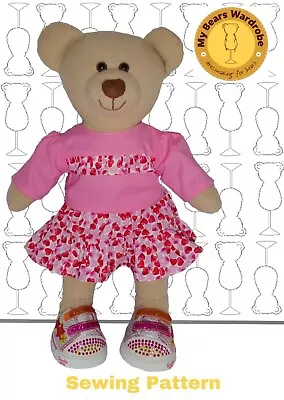 Buy Sewing Pattern  Teddy Bear Clothes Gypsy Skirt & Blouse Fits Build A Bear  • 8.50£