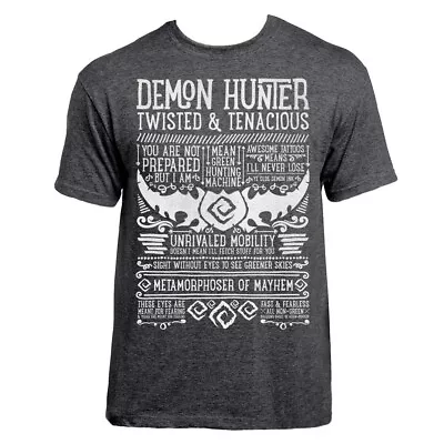 Buy World Of Warcraft / RPG Inspired DEMON HUNTER T-shirt - Unisex / Mens • 19.99£