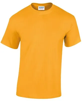 Buy Gildan Men's Plain 100% Heavy Cotton T Shirt Tee 24 Colours S-xxl • 6.49£