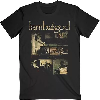 Buy Lamb Of God Album Collage Official Tee T-Shirt Mens • 17.13£
