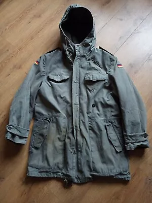 Buy GERMAN ARMY PARKA, Vintage 1980's, Mod Jacket With Detachable Lining, GR 6 • 29.50£