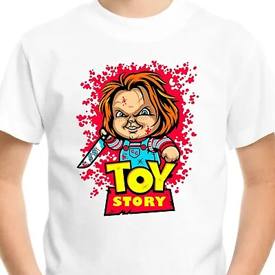 Buy Chucky Horror T-SHIRT Halloween Gift Men Adult Kids Top Tee Child's Play Movie T • 8.99£