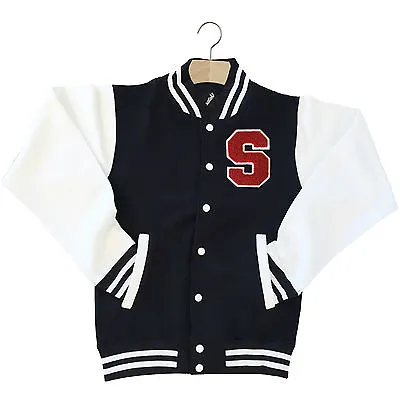 Buy Varsity Baseball Jacket Unisex Personalised With Genuine Us College Letter S • 39.95£