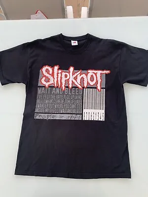 Buy Slipknot T Shirt People = Sh*t Barcode Official Merch Fruit Of The  Loom  2009 L • 39.99£