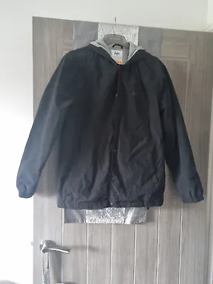 Buy Mens/boys Hype Black Thin Hooded Lightweight Jacket Size Small.  Bnwt • 9.99£