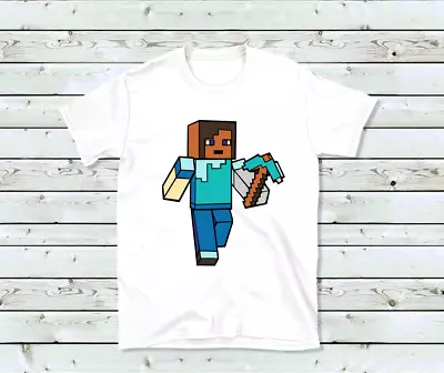 Buy Kids' T Shirts With Minecraft Characters In 10 Different Styles • 14.50£