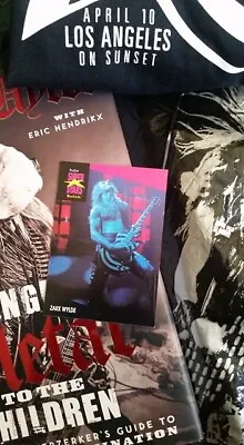 Buy Zakk Wylde SIGNED Bringing Metal Book RARE S.Ash Tshirt Lot (Ozzy Label Pantera) • 193.99£