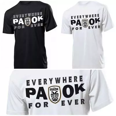 Buy PAOK Saloniki T-Shirt For Ever Thessaloniki Football Fan Shirt • 18.05£