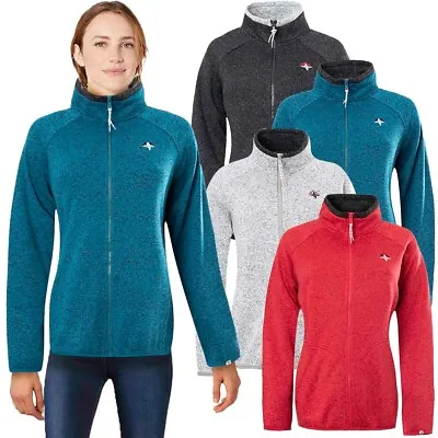 Buy Ladies Womens Fleece Jacket Casual Heavy Warm Hiking Anti Pill Full Zip Up Top • 13.97£