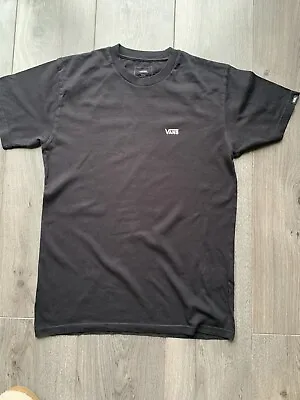 Buy Mens Black Vans Classic Fit T-Shirt UK Size Small • 6.99£