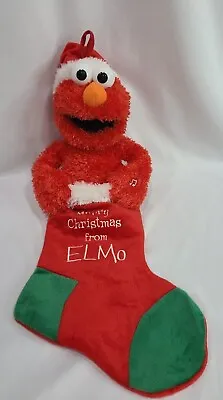 Buy Sesame Street Elmo Animated Plush Christmas Stocking With Sound & Motion • 15.12£